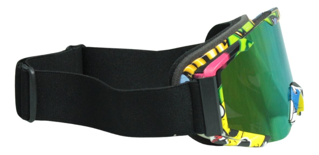 Goggles Para Moto Premium Racing Goggles Lente Rojo