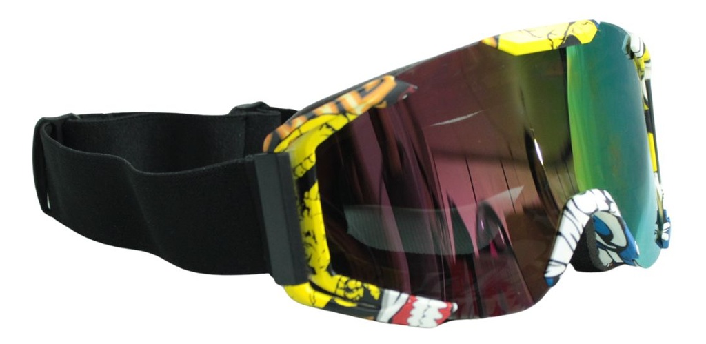 Goggles Para Moto Premium Racing Goggles Lente Rojo