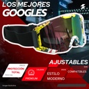 Goggles Para Moto Premium Racing Goggles Lente Rojo