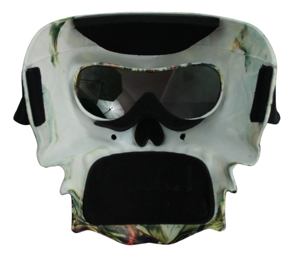 Goggles Para Moto  Máscara Calavera  Iron Racing Con Diseño