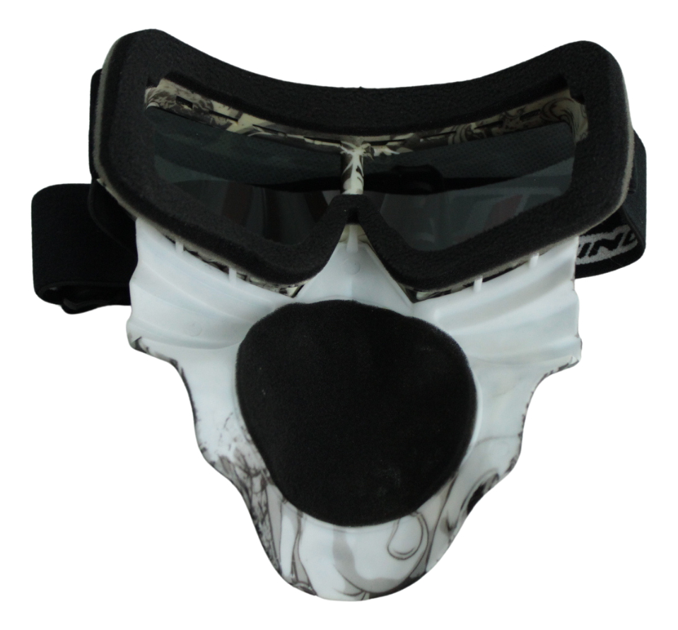 Googles Para Moto Con Mascara De  Calavera Diseño Cadenas