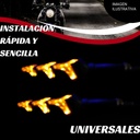 Direccional Led  Universal Motocicleta  Bi-color 12v 2piezas