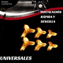 Direccional Led  Universal Motocicleta  Bi-color 12v 2piezas