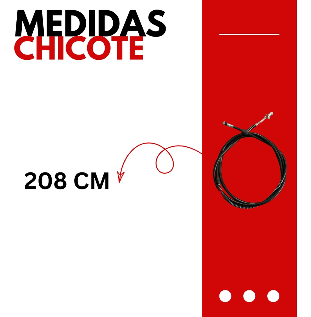 Chicote Freno P/italika Vitalia125, Sr 125 / Jessy Dinamo Iz