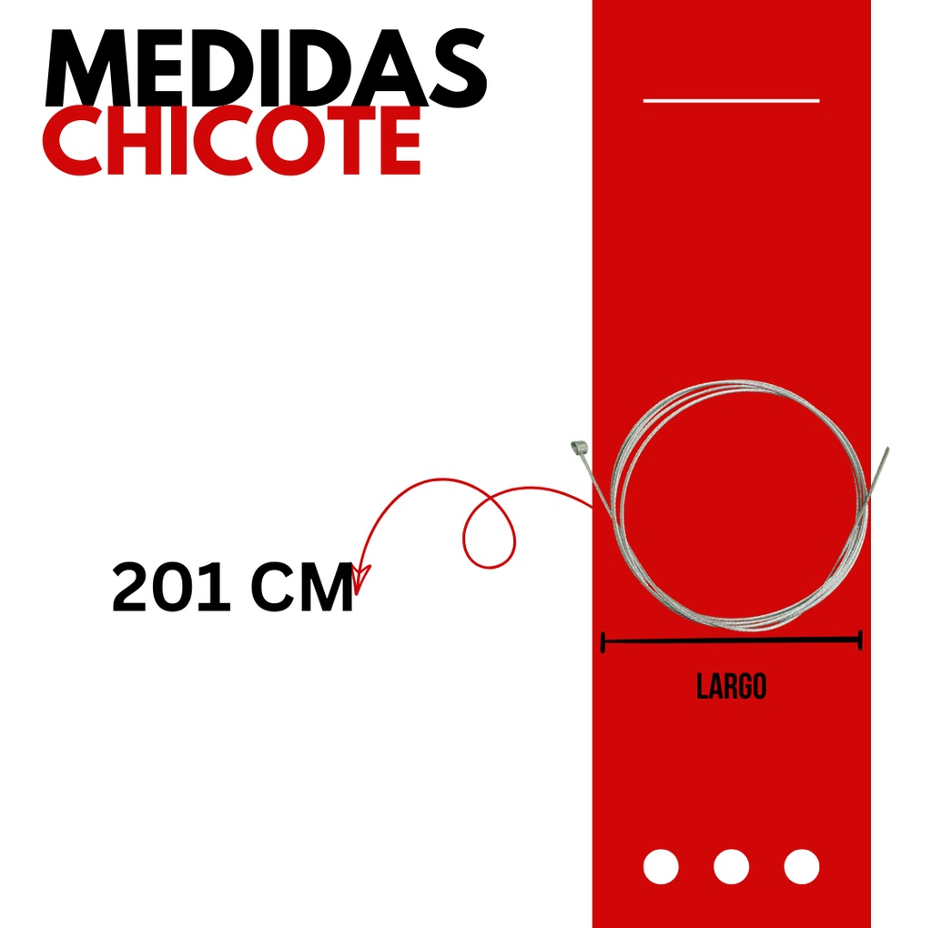 Chicote Acelerador Cable Para Moto 2x2.00