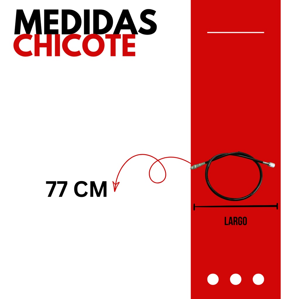 Chicote Tacómetro Para Motocicleta Italika Ft125