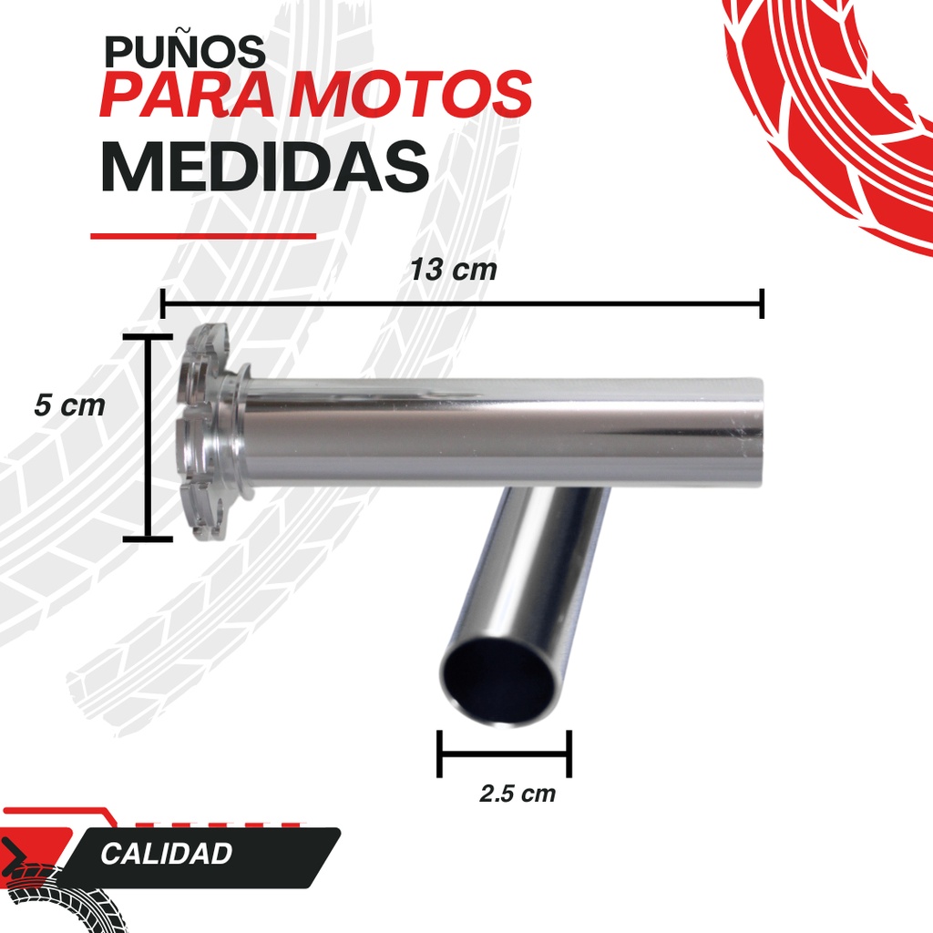 Puño Movil Decorativo Iron Racing Aluminio 4 Colores