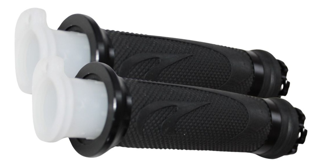 Juego Puños Para Moto De Aluminio Plata Marca Matsuma