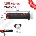 Juego De Puños Para Moto Goma Suave Azul Marca Matsuma
