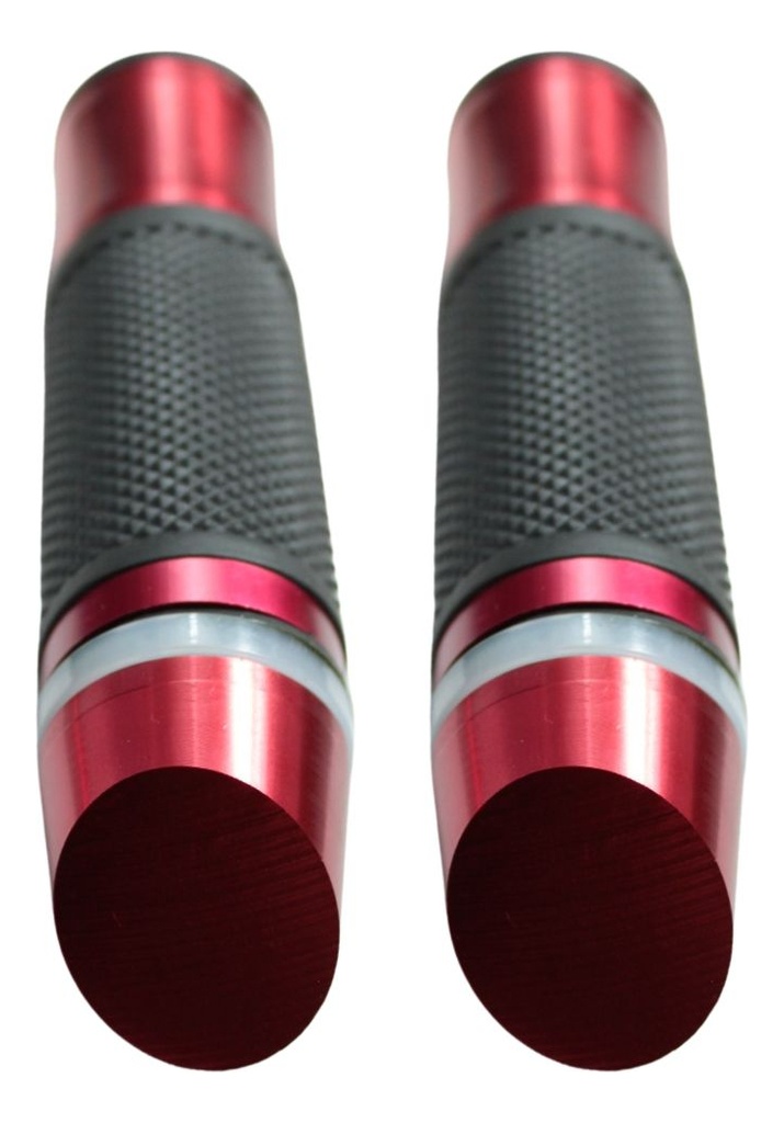 Juego De Puños Aluminio Para Moto Universal Con Luz Led