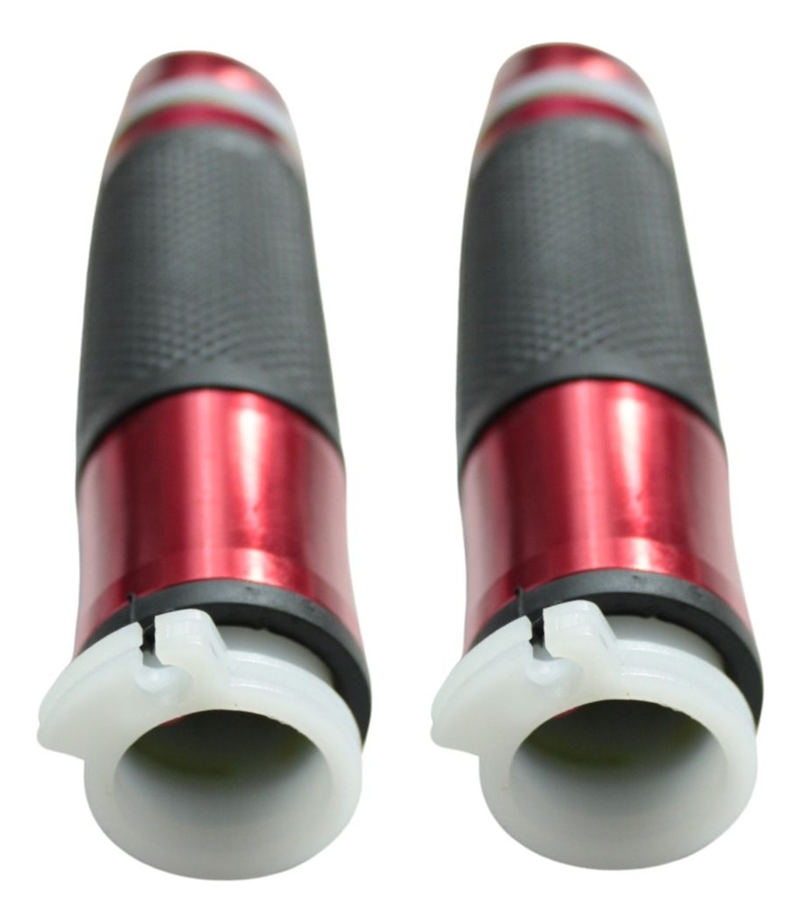 Juego De Puños Aluminio Para Moto Universal Con Luz Led