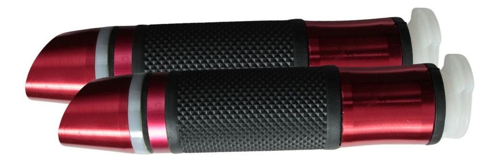 Juego De Puños Aluminio Para Moto Universal Con Luz Led