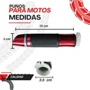 Juego De Puños Aluminio Para Moto Universal Con Luz Led