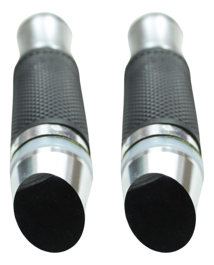 Juego De Puños Aluminio Para Moto Universal Con Luz Led