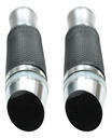 Juego De Puños Aluminio Para Moto Universal Con Luz Led