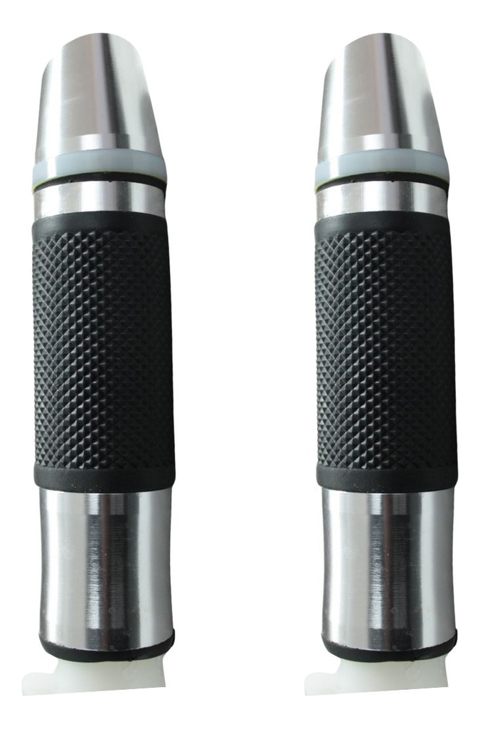 Juego De Puños Aluminio Para Moto Universal Con Luz Led