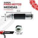 Juego De Puños Aluminio Para Moto Universal Con Luz Led