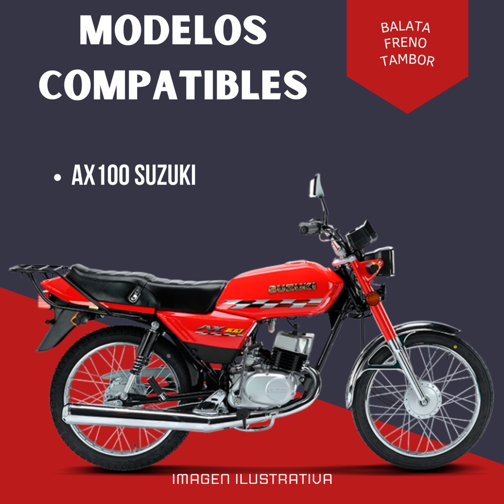 Balata Freno Tambor Para Ax100 Suzuki Jgo Matsuma