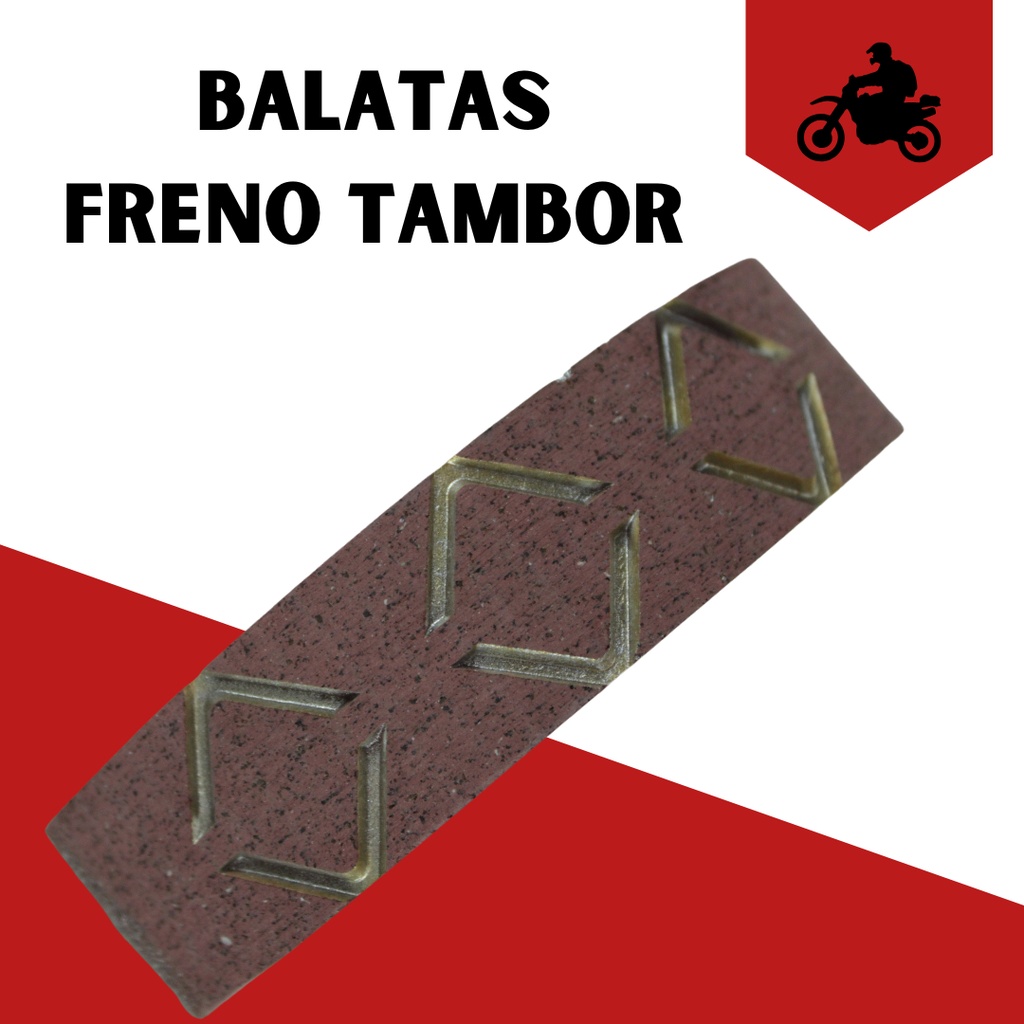 Balata Freno Tambor Sukida U2, U4 / Italika Ft125 / Sz Gs125