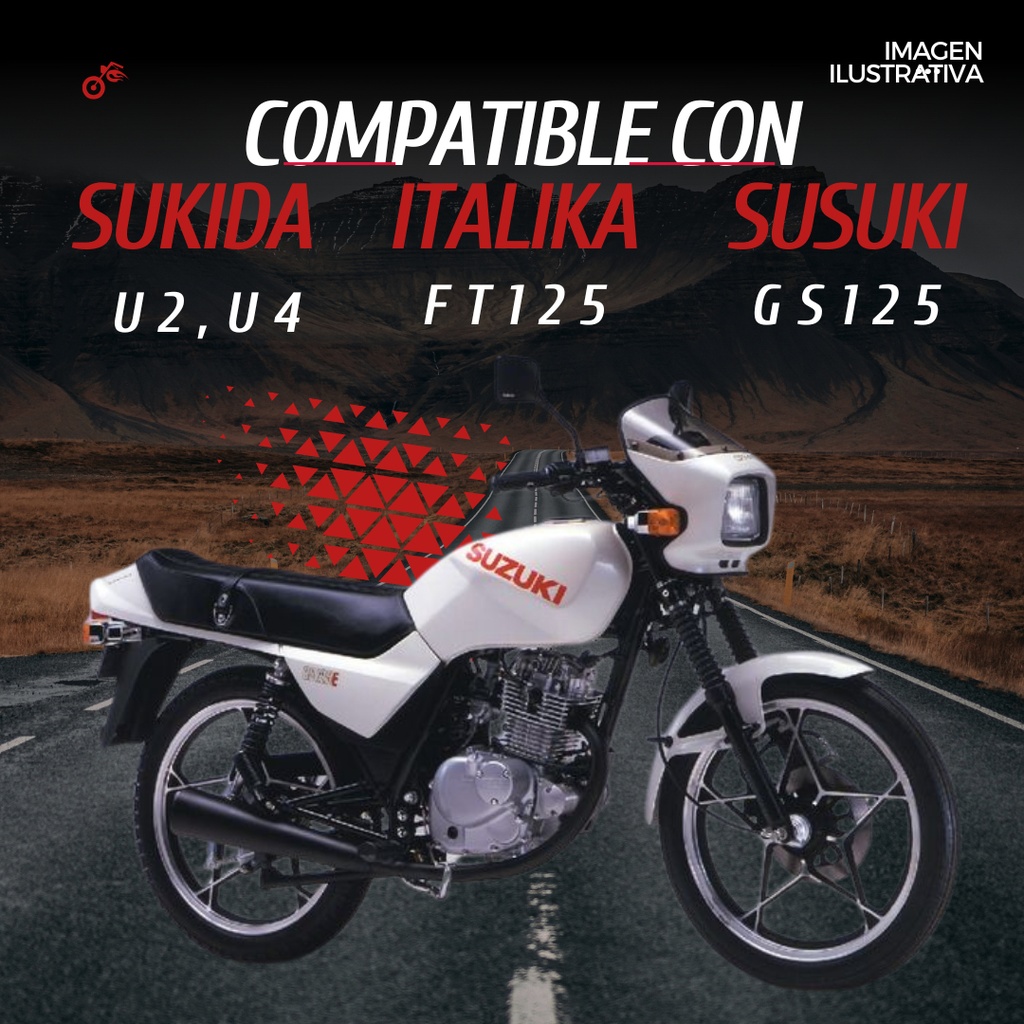 Balata Freno Tambor Sukida U2, U4 / Italika Ft125 / Sz Gs125