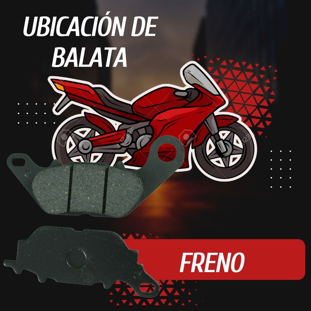 Balata Freno Disco Delantero Yamaha Crypton 115, Ybr125g