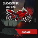 Balata Freno Disco Delantero Yamaha Crypton 115, Ybr125g