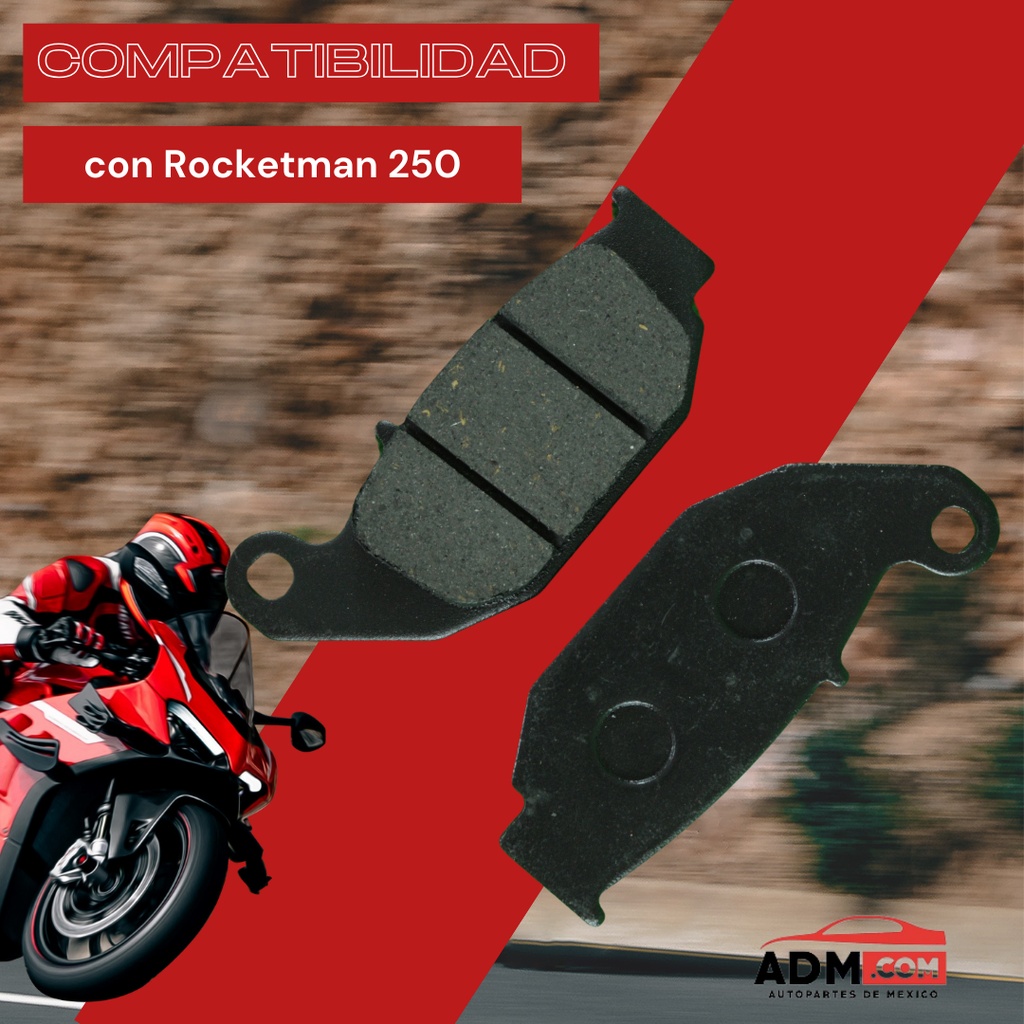 Balata Trasera Para Vento Rocketman 250 Marca Matsuma