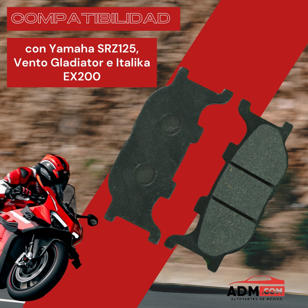 Balata Freno Disco Yamaha Srz125, Vento Gladiator, Italika E