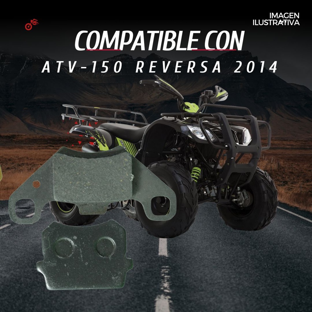 Balata De Freno Trasero  Italika Atv-150 Reversa 2014