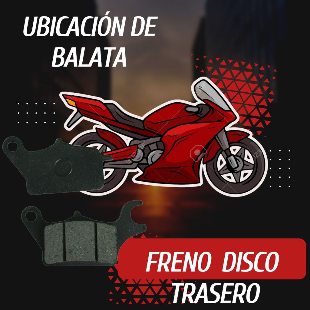 Balata De Freno De Disco Trasero  Vento Crossmax 250cc