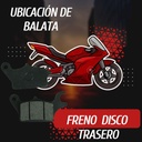 Balata De Freno De Disco Trasero  Vento Crossmax 250cc