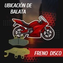 Balata Freno Para Motocicleta Kawasaki Modelo  Zx6r