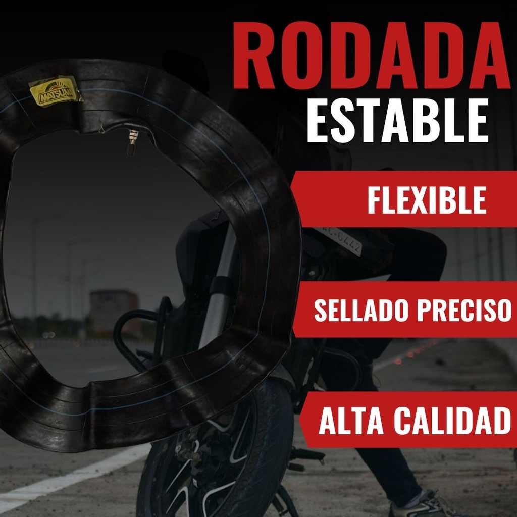 Cámara Para Motocicleta 3.50-16 Marca Matsuma Válvula Tr4