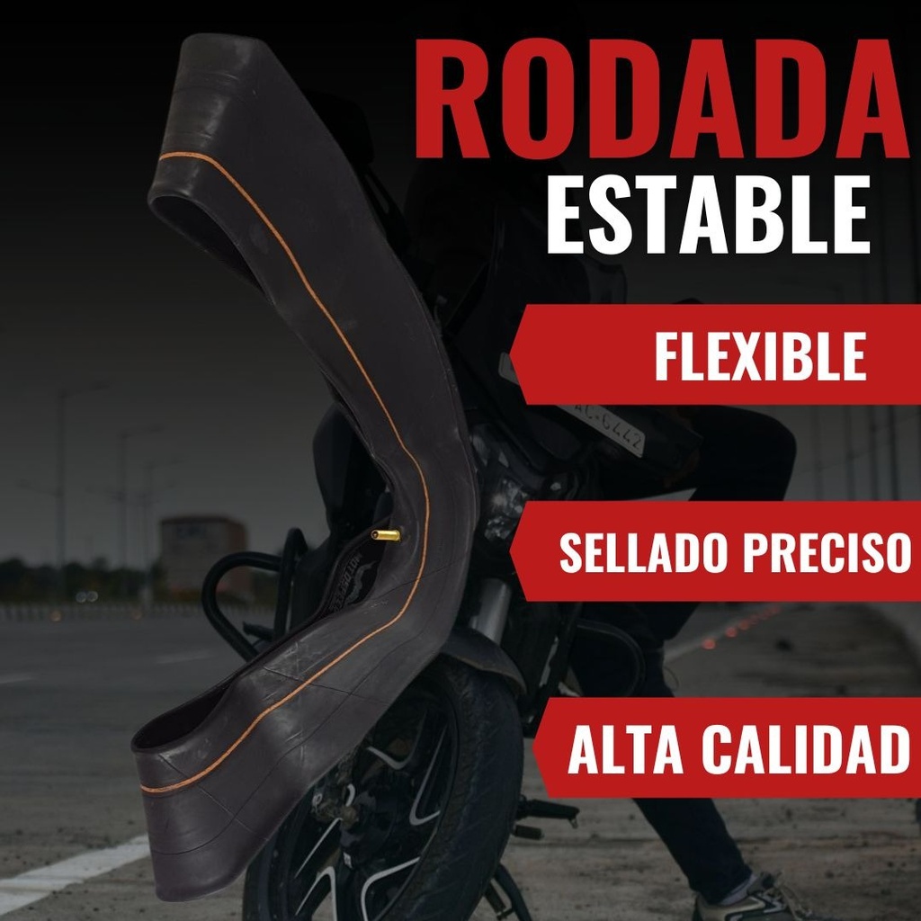Cámara Marca  Motospeed 110/100-18  Válvula Tr4