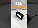 FARO LED H/L ESTROBO CARCASA NEGRA LUZ BLANCO-AMARILLO
