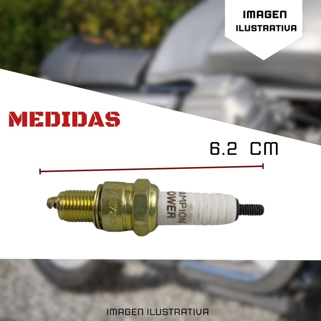 Bujía Champion Para Moto  Alta Calidad Y Rendimiento