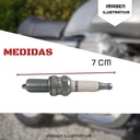 Bujía Champion Ra6hc Para Moto Estándar De Alto Rendimiento
