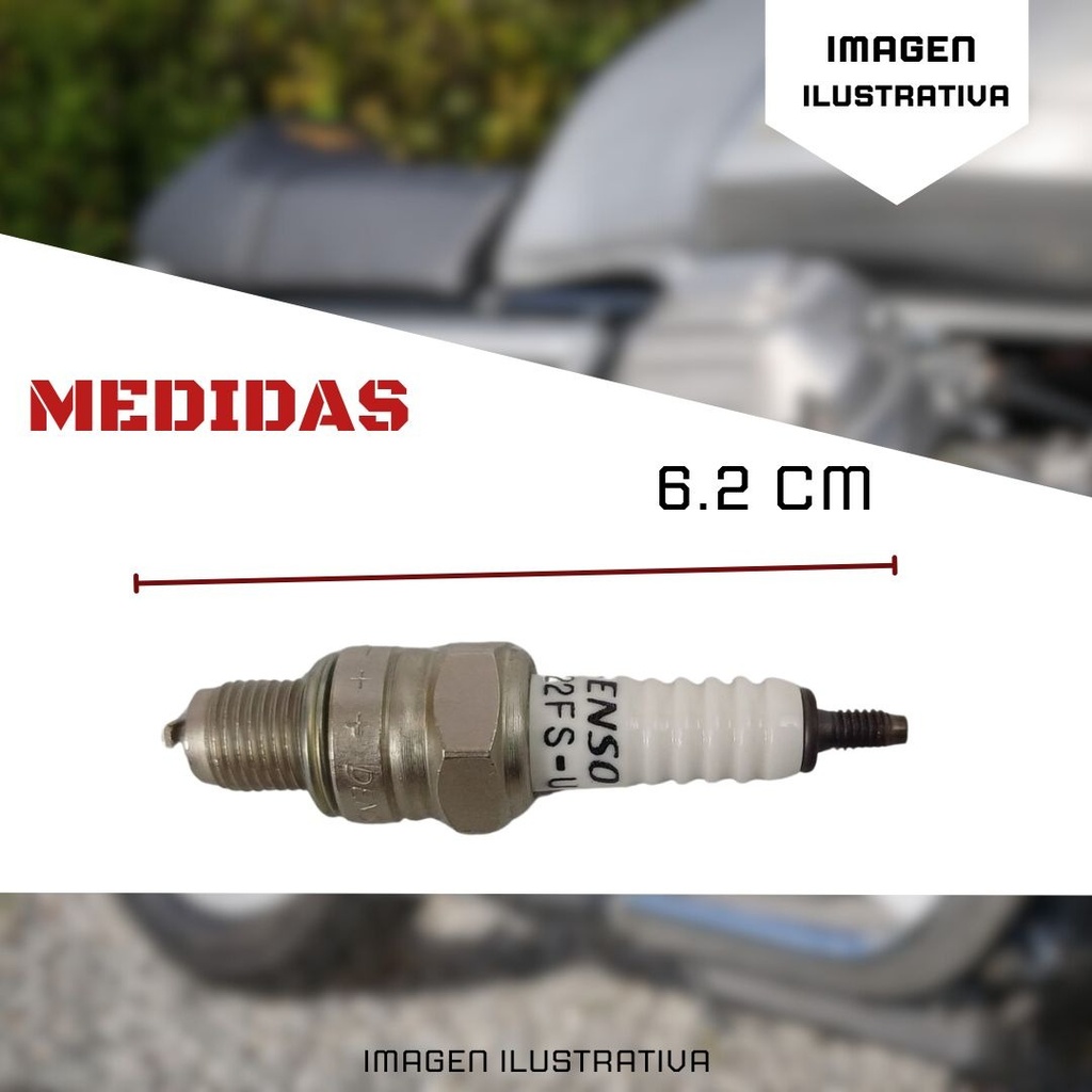 Bujía Denso C7hsa  Estándar Para Motocicleta Italika St-70