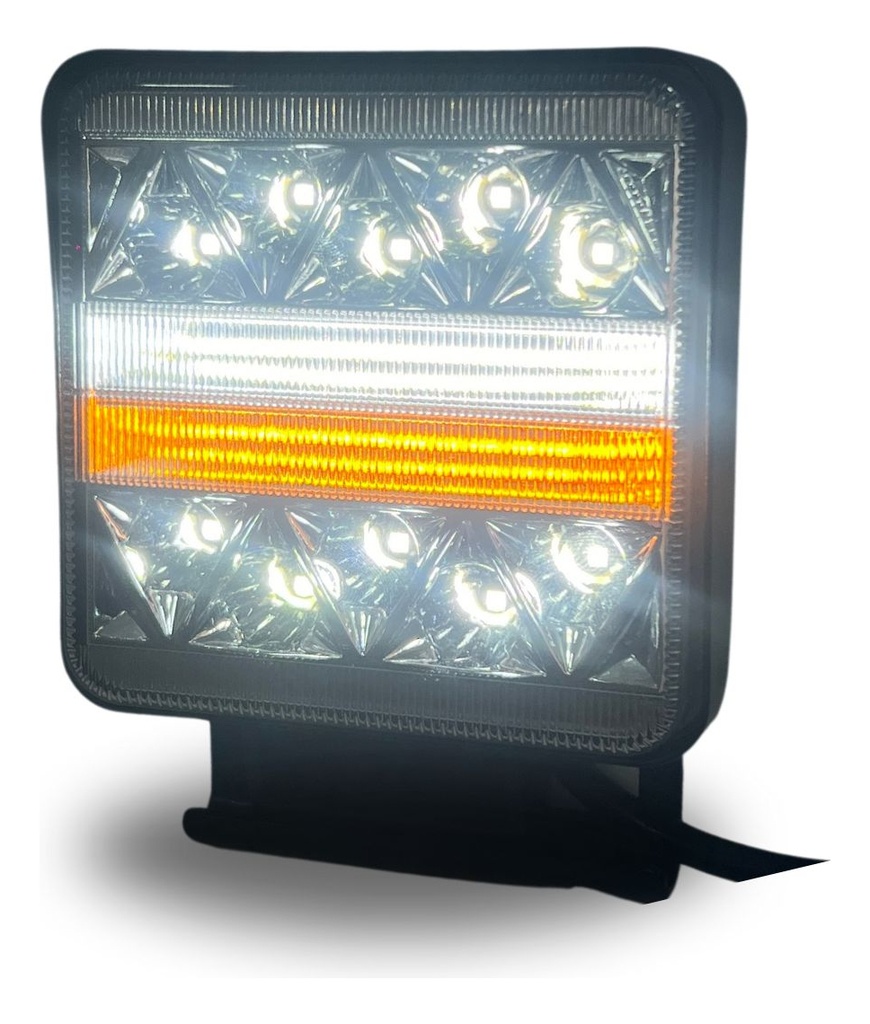 Faro Led Blanco Con Color / Estrobo 1 Pieza