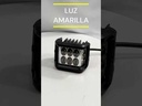 FARO AUXILIAR MOTO HYPERLED CON ALARMA LUZ AMARILLO 3600LM