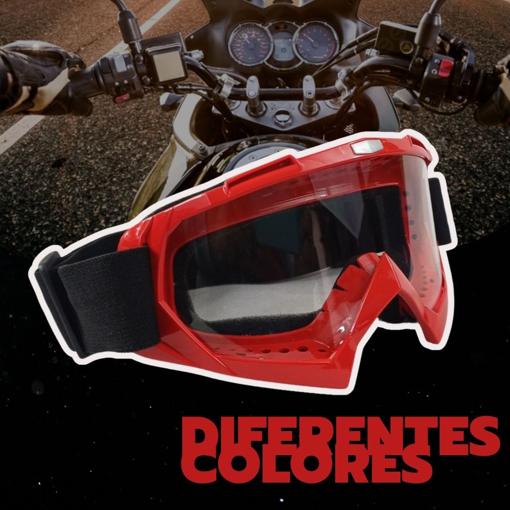 Gafas/goggles 3 Colores Disponibles Para Motociclista