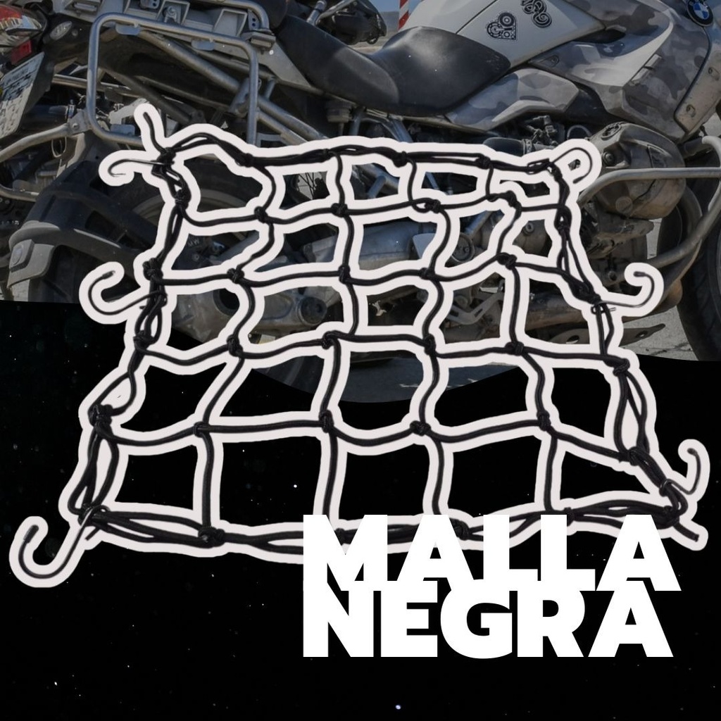 Malla Red Multiusos Distintos Colores Para Motocicleta