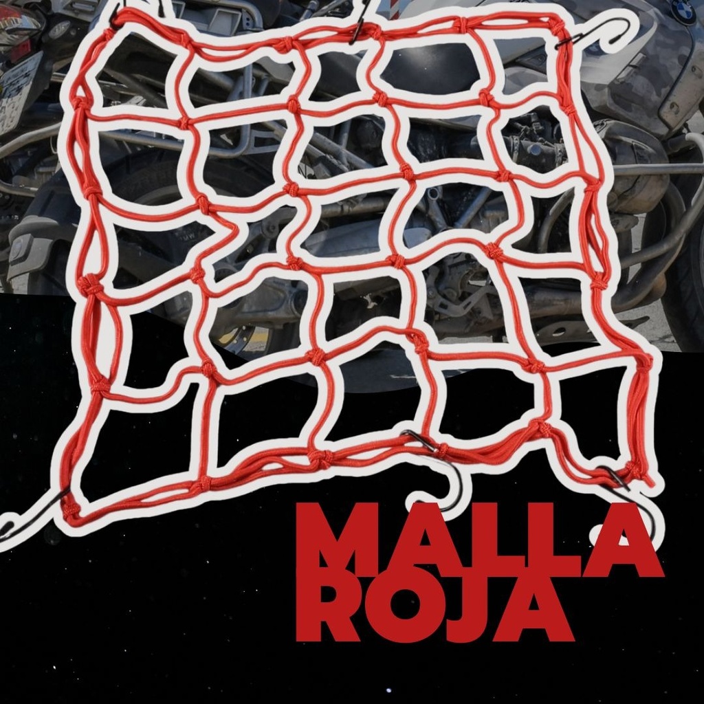 Malla Red Multiusos Distintos Colores Para Motocicleta