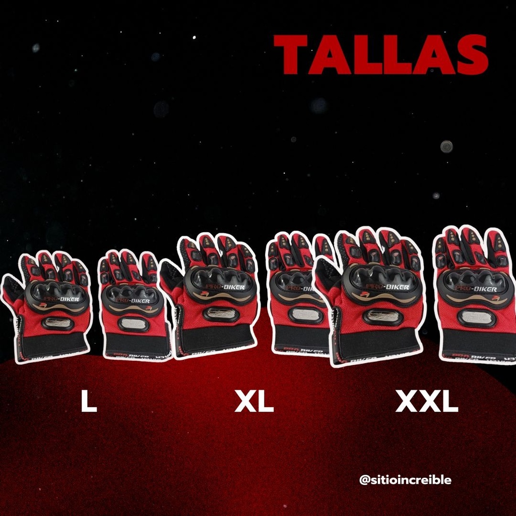 Guantes Motociclista Resistentes A  Pantallas Touch Colores