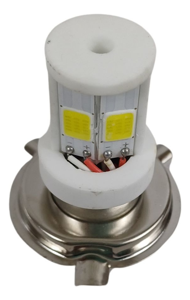 Foco H4 Para Moto 4 Led H/l Blanca