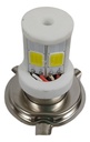 Foco H4 Para Moto 4 Led H/l Blanca