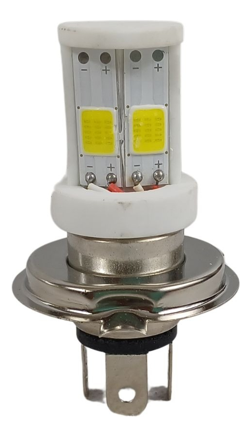 Foco H4 Para Moto 4 Led H/l Blanca