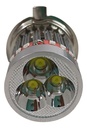 Foco Moto Base  H4 3 Led Blanco Efecto Rojo Y Azul