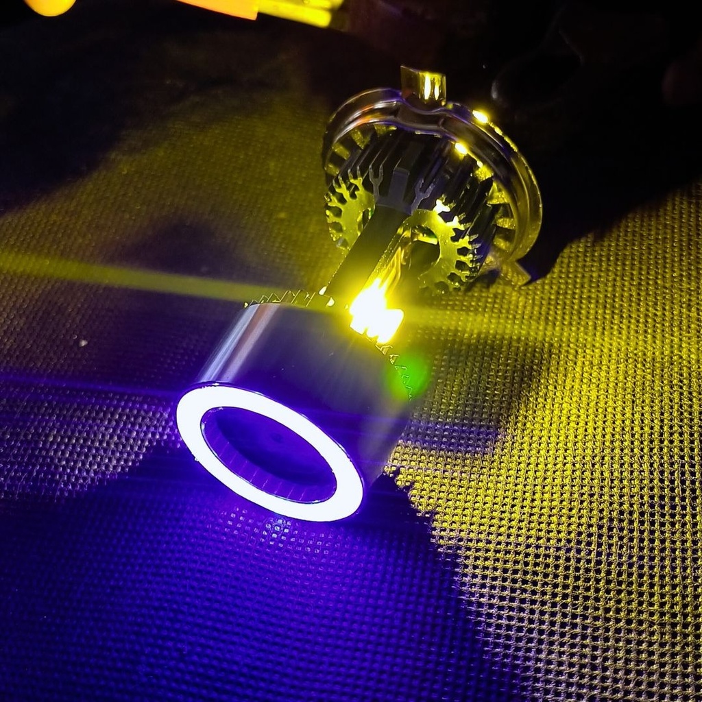 Foco De Moto Bronx H4 Led Csp Bicolor Variantes