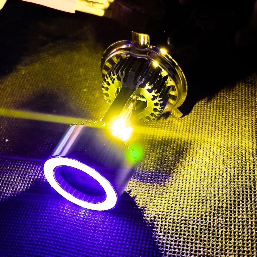 Foco De Moto Bronx H4 Led Csp Bicolor Variantes